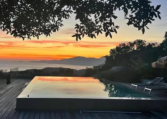 Alojamento de Acomodação e Pequeno-almoço 1,2,3 Soleil Porticcio (Corsica)